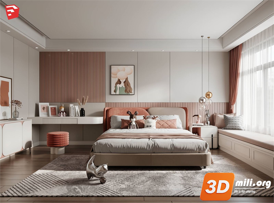 Children Room Scenes Skp FIles 